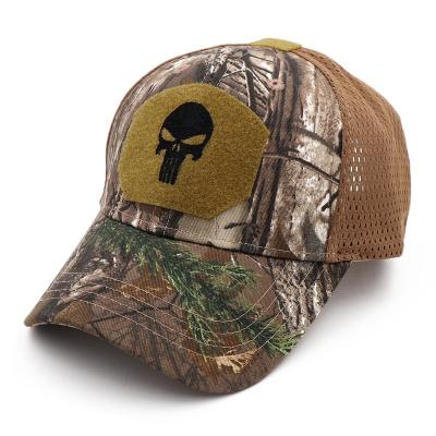 China COMMON Material Mesh Cloth Hat Mesh Trucker Military Hat With Customized Logo Camouflage Mesh Back Cap for sale