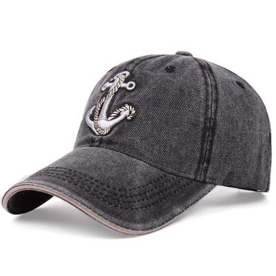 China Cheap Running Denim Fishhook Hat COMMON Logo Material Baseball Cap for sale