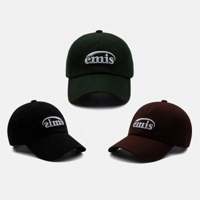 China JOINT Embroidery Baseball Caps Black Hat 3d Embroidery Logo Hat Cotton Custom Baseball Cap for sale