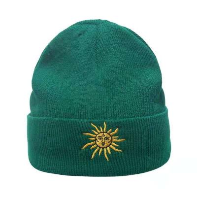 China JOINT 100%acrylic women knit beanie hat winter warm knitted beanie hats for sale