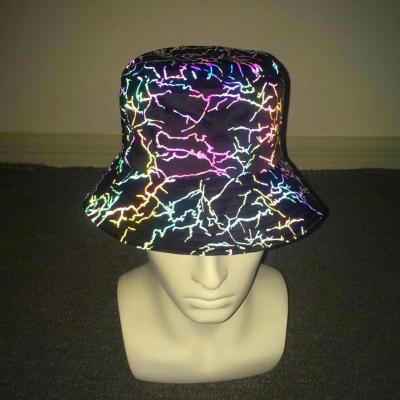 China High Quality Custom Popular Custom Reflective Hat Heat Reflective Bucket Hat China Supply Character Factory Reflective Hat for sale