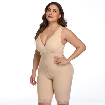 China High Compression Full Body Shaper Lager Shapewear Women Custom LOGO Dimension Seamless Dimension Anti-Wrinkle High Compression for sale