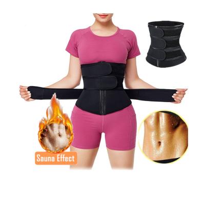 China latest Anti-wrinkle compression latex/neoprene waist corset fitness body shaping girdle sports belt trainer for women for sale