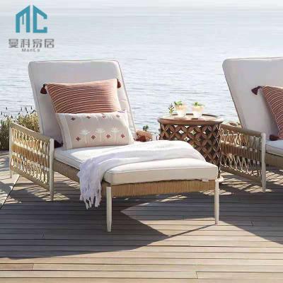 China Hot Selling Modern Outdoor Furniture Outdoor Garden Furniture Sofa Set Rattan Rattan Recliner for sale