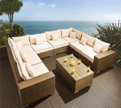 China Outdoor Leisure Patio High Quality Rattan Garden Furniture Sofa Sets for sale