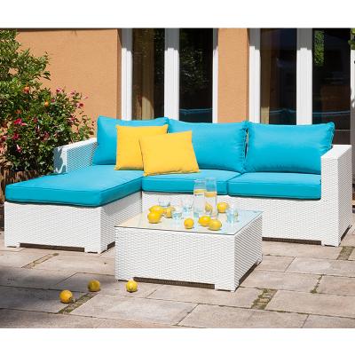 China Leisure Modern Design Living Room Rattan Outdoor Garden Wicker Sofa for sale