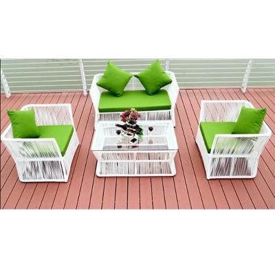 China Outdoor Leisure Garden PE Wicker Rattan Furniture Sofa Sets for sale