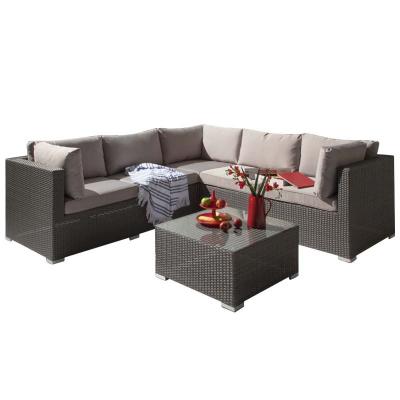 China Leisure New Arrival Wicker Patio Rattan Lounge Sofa Set for sale