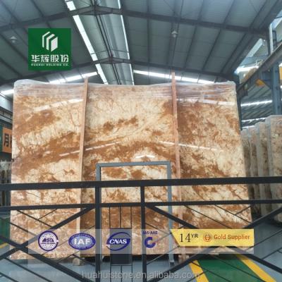 China Traditional Imported Gold Pakistani Marble Slab Natural Topaz Marble For Wash Basin for sale