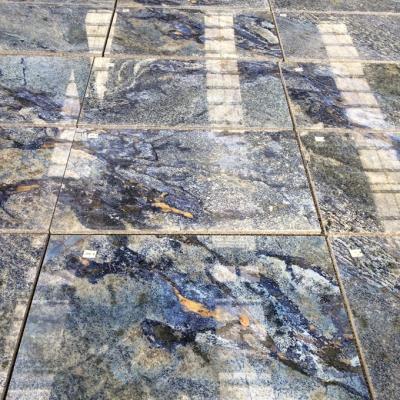 China Modern Stone Azul Bahia Granite Slabs Natural Blue Quartzite for sale