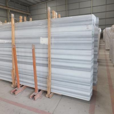 China Modern Turkey Marmara White Marble Polished Natural Marble Slabs Cut-to-Size Floor Tile for sale