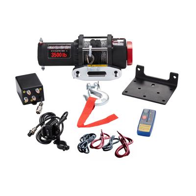 China High Quality ATV/UTV CE 12V 24V3500lb Winch for sale