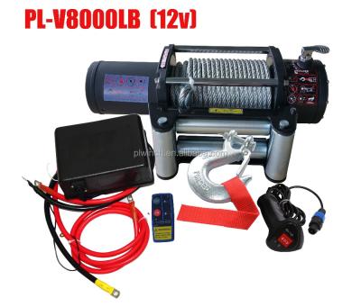 China AUTOMATIC Winch 8000lb Offroad Winch DC 12v Electric Winch For Car SUV Recovery for sale