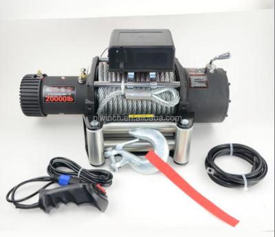 China Large AUTOMATIC Powerful 20000lb Electric Winch 9 Ton Capacity Winch For Vehicle Recovery for sale