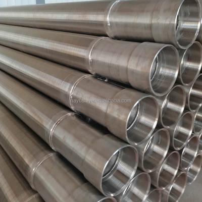 China Material of Construction Shops NAYU 304 316 Stainless Steel High Efficiency Double Layers Pipe Based Sand Check Screen for sale