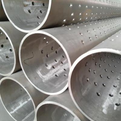 China Building Material Stores Well Filter Perforated Casing Pipe / Stainless Steel Perforated Screen Pipe For Well Drilling for sale