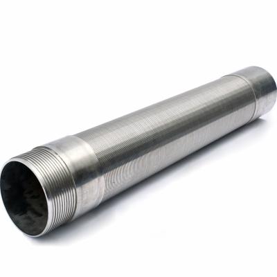 China Building Material Stores Customizable 304 Stainless Steel Wedge Well Casing And Screen With Larger Filtration Area For Potable Water for sale