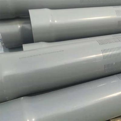 China Building Material Stores PVC Screen Pipe High Strength PVC Slotted PVC Screen Pipe/Plastic Pipe For Drinking Water Filtration for sale