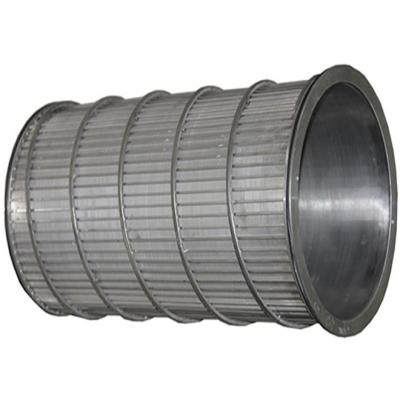 China Building Material Shops High Filtration Efficiency Cylinder Screen Filter With Wedge Wire For Filtering And Sieving for sale