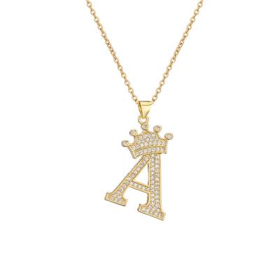 China Letter New Product Launch Engagement Anniversary Alphabet Pendant Necklaces for sale