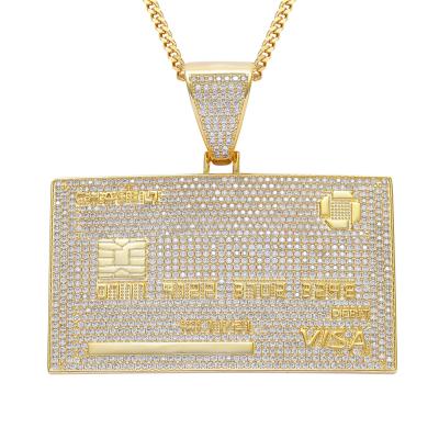 China Hip Hop Jewelry 2022 New CZ Pendant Necklace Stylish Fashion Stereoscopic Soft White Base Models for sale