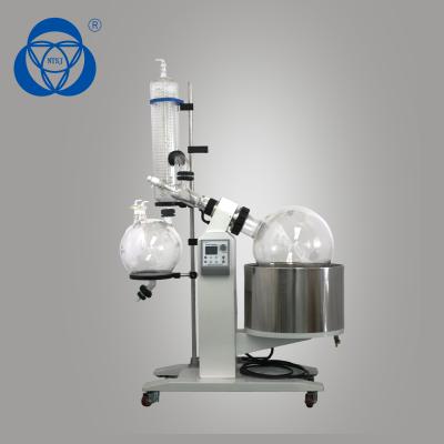 China 20L Glass Distillation Kit , Glass Water Distillation Apparatus Rotary Evaporator for sale