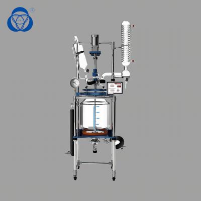 China Accurate Double Jacketed Glass Reactor , Lab Glass Reactor Customized for sale