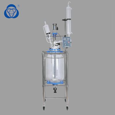 China Eco Friendly Laboratory Reactor Vessel , Borosilicate Glass Reactor Customizable for sale