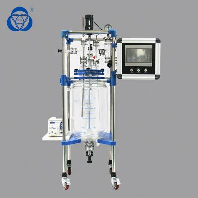 China Van de de Distillatieuitrusting van het Borosilicate50l Glas de Dubbele Muur voor Chemische Industrie Te koop