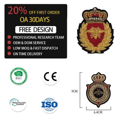 China Office Workable 30days Custom Bead 3D Embroidered Applique Design Beaded Patch For Garment for sale