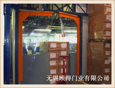 China Lowest Cost Warehouse Economy Automatic PVC Flexible Doors for sale