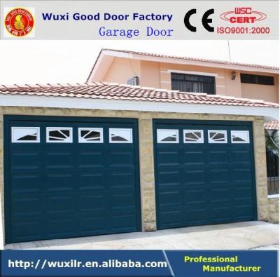 China Factory direct sale residential automatic garage door automatic sectional door with PU foam board for sale