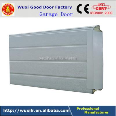 China Export Auto PU Inside Sectional Garage Door Aluminum Panel For Sale for sale