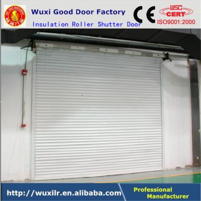 China Electric Control Automatic Exterior Steel Insulated Shutter Garage Rolled Door for sale