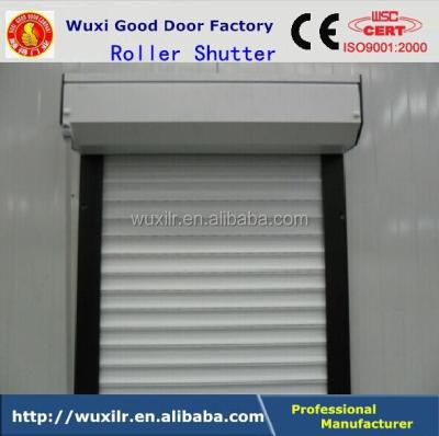 China Hurricane Custom Aluminum Outdoor Electrical Resistance Rolling Wash Room Insulation Dustproof Rolled Shutter for sale