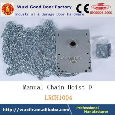 China Metal Factory Selling Garage Door Manual Galvanized Casting Chain Hoist for sale