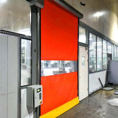 China China Supplier Waterproof Quick Soft Screen High Speed ​​Zipper Door for sale