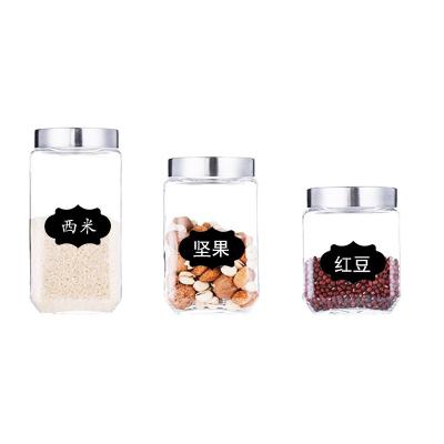 China Custom Printing Waterproof Kitchen Organizer Storage Bottles Pantry Chalkboard Labels Spice Jar Labels Round Sticker for sale