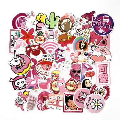 China Waterproof Anime Stickers Labels Anime Sticker Maker 100pcs Bulk Cute Cartoon Stickers Pack Waterproof Vinyl for sale