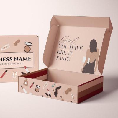 China Cheap Custom Gift Boxes Logo Cardboard Mailer Box Custom Handmade Factory Price Skin Care Shipping Cardboard Box for sale