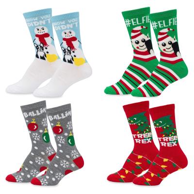 China 2021 Christmas Day Decoratiom Christmas Socks Socks Custom Printing New Design New Design Crew Cotton Christmas Socks for sale