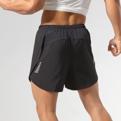 China Wholesale Custom Nylon Anti-Wrinkle Gym Fitness Shorts Bodybuilding Empty Mens Workout Shorts for sale