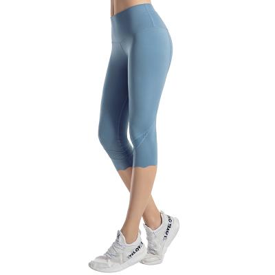 China 2021New Yoga Fitness Workout Leggings Women Breathable Seven Point Active Sports Leggings for sale