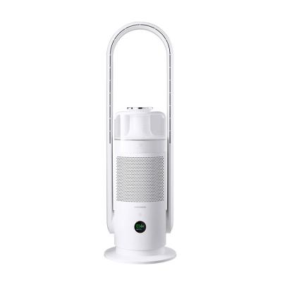 China Humidifier+HEPA +WIFI+UV Air Purified 32 Inch Cool Humidifier Air Fan with Control Clean Air-Cooled PM2.5 UV Sensor APP HEPA Filter WIFI Electric Bladeless Fan for sale