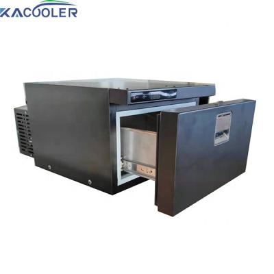 China Kacooler Van Fridge 15L 12V 24V Premium Built-In Drawer Refrigerator Built-in Model for sale