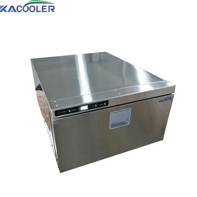 China Built-in Drawer Fridge 12V 24V RV Drawer Fridge For Motorhome Yacht Boat for sale