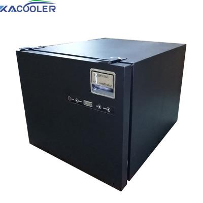 China Mini Fridge 48L DC Compressor 12V 24V Built-in Portable Freezer Truck Automatic Freezer Fridge Refrigerator for sale