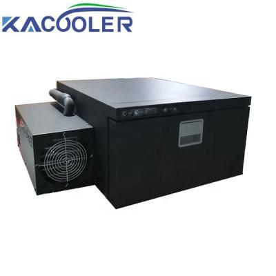 China BUlit-in Type KACOOLER 12V 24V Freezing Type Mini Drawer Freezer Refrigerator for sale