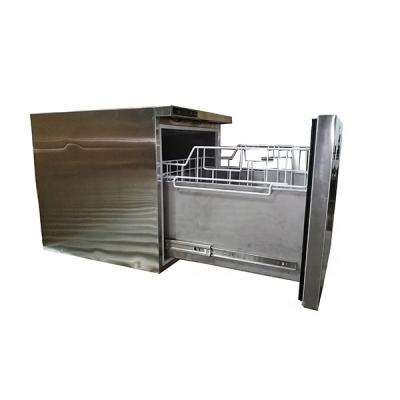 China Adjustable Battery Temp Drawer Refrigerator Truck Built-in Yacht Portable DC Mini Fridge Stainless Steel for sale