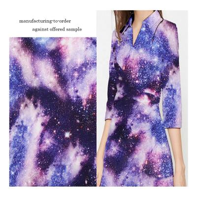 China High Quality Breathable Cotton Poplin Digital Star Pattern Printed Harajuku Style Fabric for sale